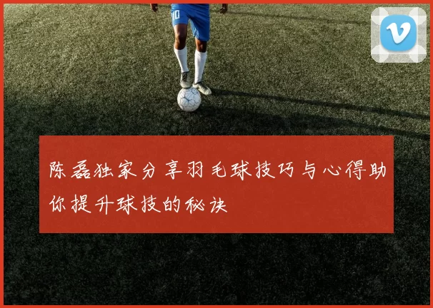 陈磊独家分享羽毛球技巧与心得助你提升球技的秘诀